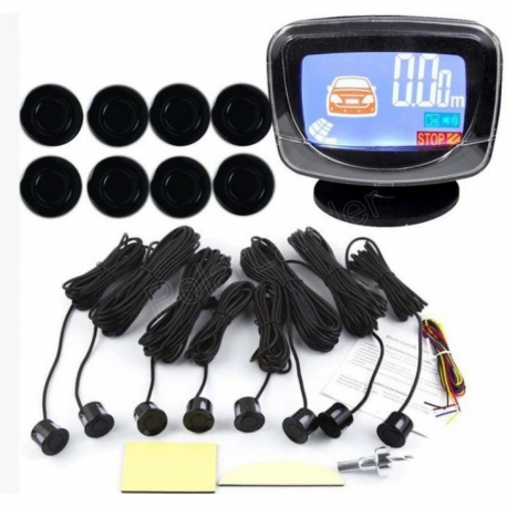 Парктроник iDial-8 LCD черный