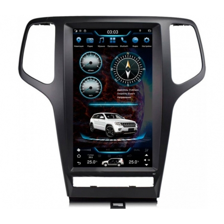 Штатное головное устройство в стиле Тесла для Jeep Grand Cherokee