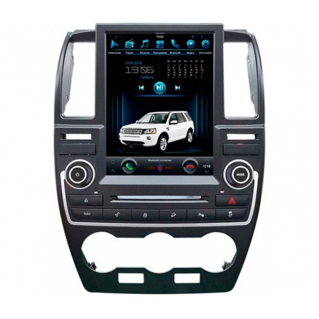 Штатная мультимедийная система в стиле Tesla на OS Android 8.0.1 для Land Rover Freelander 2