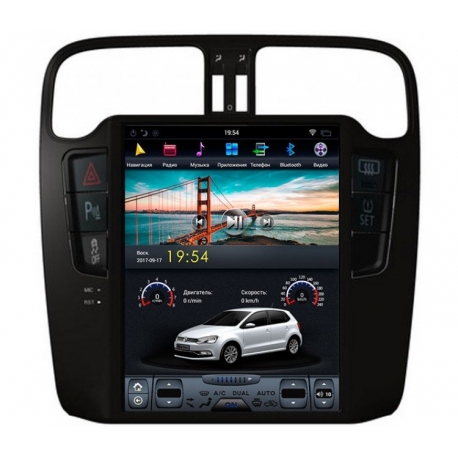 Штатное головное устройство в стиле Тесла для Volkswagen Polo